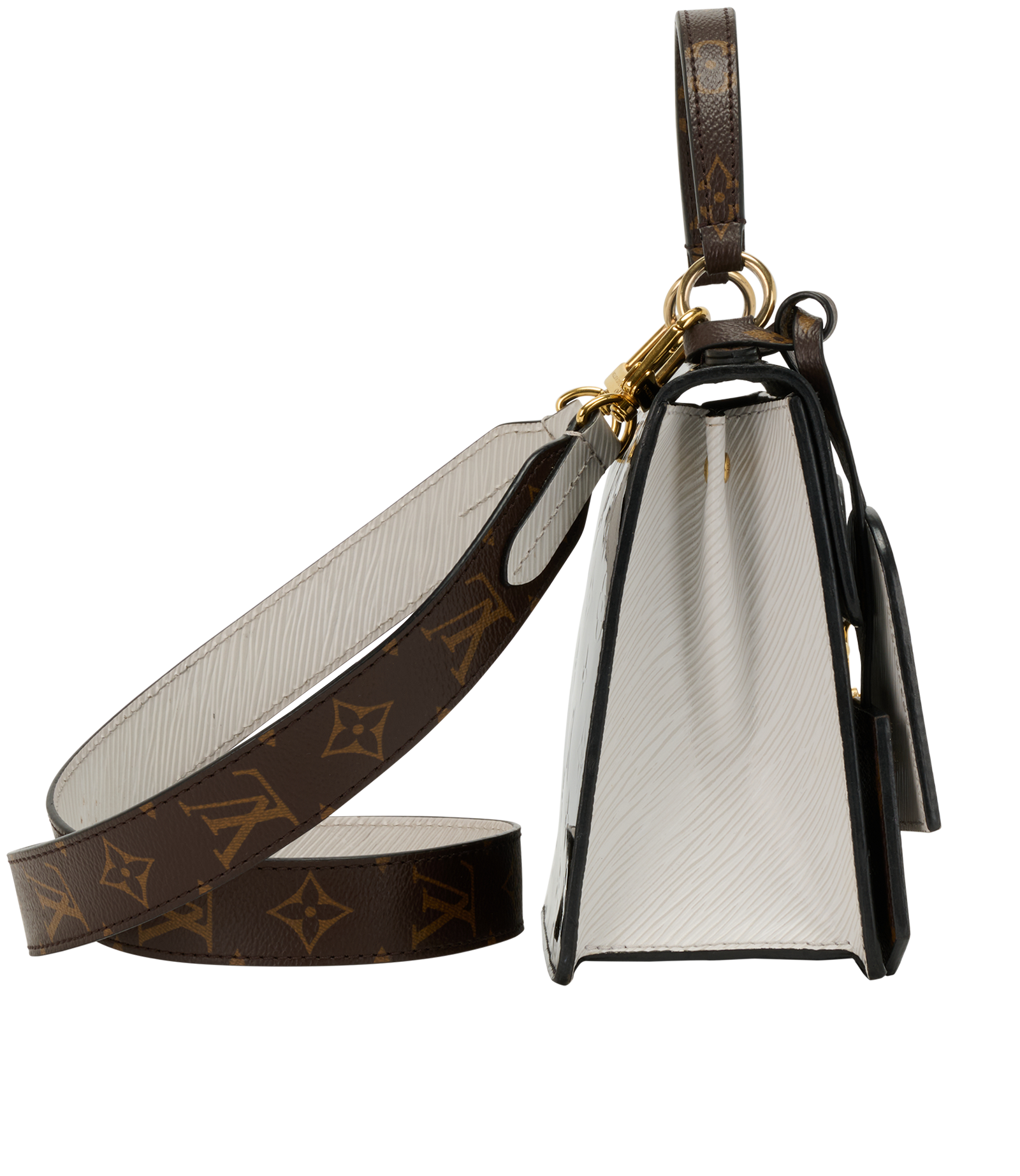 Spring Street NM, &pound;895, Handbags, Black/Brown, Leather, Side view